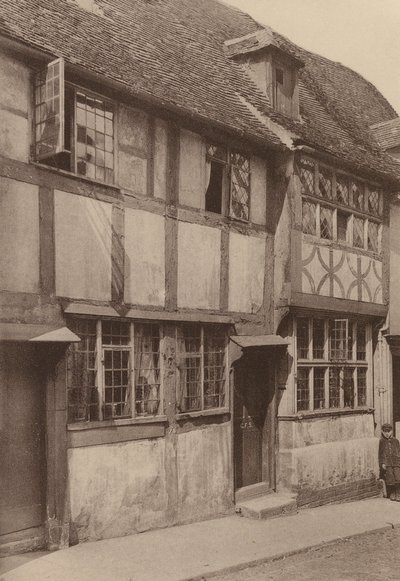 West Street, Rye, Sussex (fekete-fehér fotó) alkotó: William Galsworthy Davie