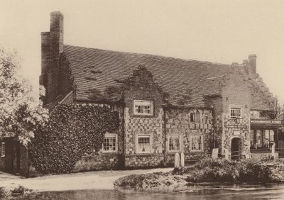 A postahivatal, Wickhambreaux, Kent (fekete-fehér fotó) alkotó: William Galsworthy Davie