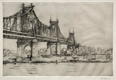 Queensboro híd, New York alkotó: William George Reindel