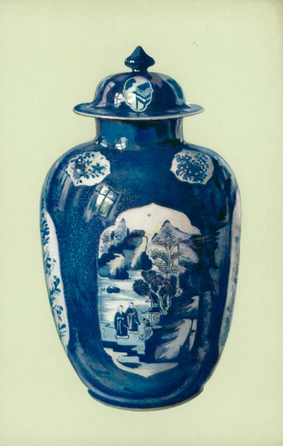Jar, "kék-fehér", kínai, K
