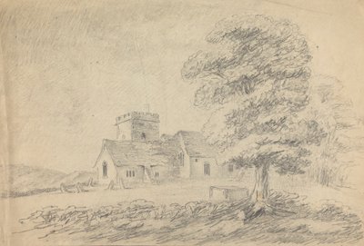 Kilátás a Boldre-templomra alkotó: William Gilpin