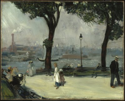 East River Park alkotó: William Glackens