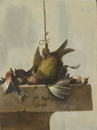 Csendélet madarakkal alkotó: William Gowe Ferguson