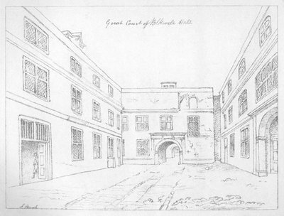 Great Court of Blackwell Hall, London City, 1886. alkotó: William Griggs