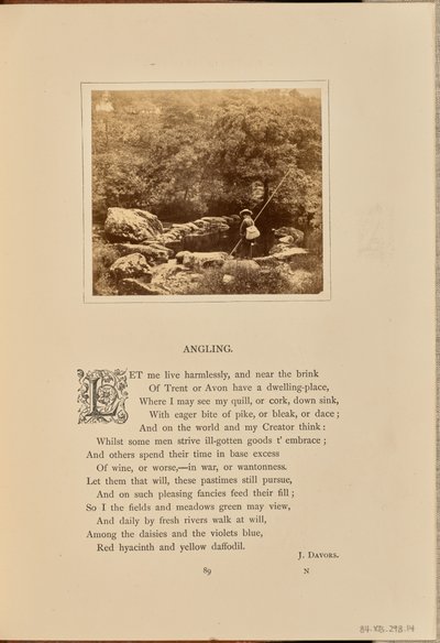 [Egy fiú horgászbottal és halászbottal, Anglia] alkotó: William Grundy