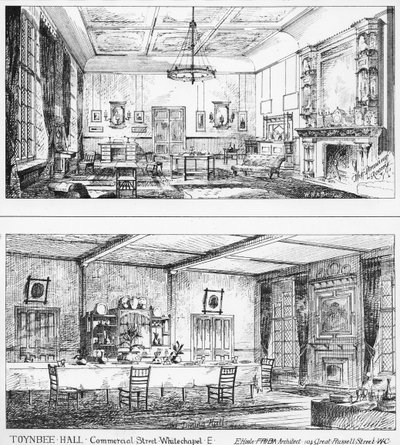 A Toynbee Hall belseje alkotó: William H Atkin-Berry