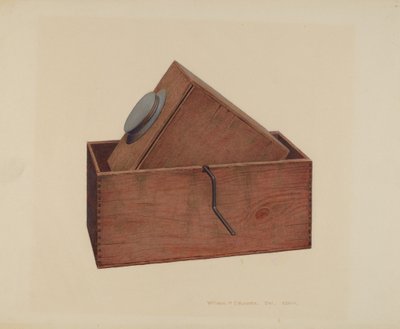 Fagylaltfagyasztó, c. 1939. alkotó: William H Edwards