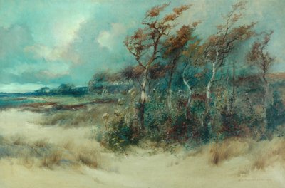 Fák egy Sandy Lane-ben, Heysham, 1916 alkotó: William H. Parkinson