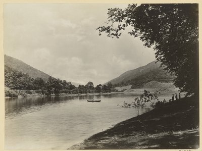 A Juniata folyó, Lewistown Narrows alkotó: William H. Rau