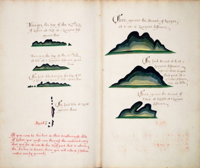 Kilátás az Isla Lobosra és a hegyekre alkotó: William Hack
