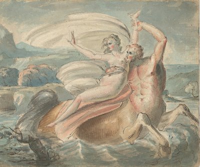 Deianira elrablása, 1770-80. alkotó: William Hamilton