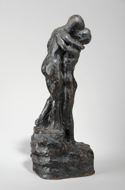 Maquette for The Kiss, 1916 körül (festett vakolat) (lásd még: 440229) alkotó: William Hamo Thornycroft