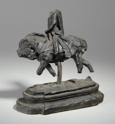 Maquette I. Edward lovas szobrához, 1893 körül (gyurma) alkotó: William Hamo Thornycroft