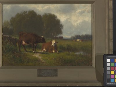 Táj (olaj, vászon) alkotó: William Hart