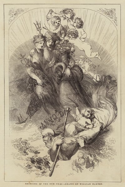 Az újév behozatala alkotó: William Harvey