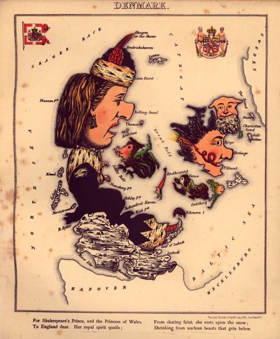Földrajzi móka - különböző országok humoros vázlatai, bevezetéssel és leíró sorokkal LOC 84675540-16 alkotó: William Harvey
