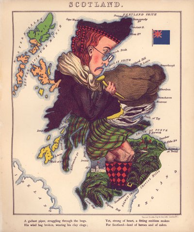 Földrajzi móka - különböző országok humoros vázlatai, bevezetéssel és leíró sorokkal LOC 84675540-7 alkotó: William Harvey
