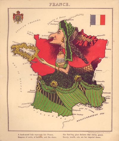 Földrajzi móka - különböző országok humoros vázlatai, bevezetéssel és leíró sorokkal LOC 84675540-10 alkotó: William Harvey