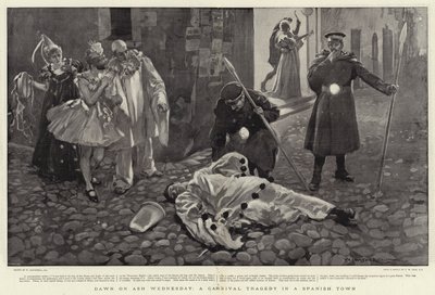 Hamvazószerda hajnala, karneváli tragédia egy spanyol városban alkotó: William Hatherell