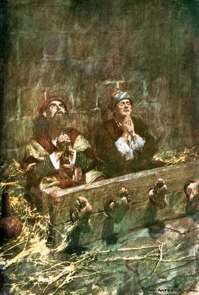 Pál és Silas a börtönben alkotó: William Hatherell