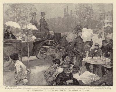 A háború sajnálatos hatása az athéni emberekre alkotó: William Hatherell