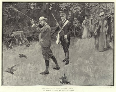 Királyi parti Sandringhamben alkotó: William Hatherell