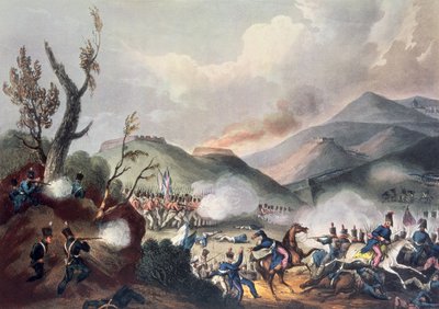 Busacói csata, 1810. szeptember 27., vésette Thomas Sutherland (sz. e. 1785) alkotó: William Heath