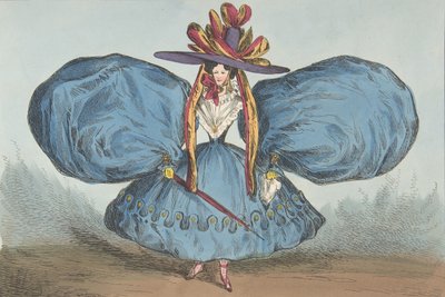 Modern Oddities, P. Pry Esq., 1. tábla: The Sleeves Curiously Cut, Ay There
