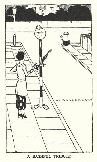 Szánalmas tisztelgés (litho) alkotó: William Heath Robinson