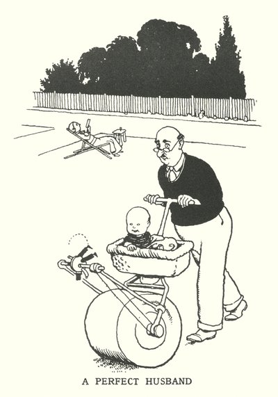 Egy tökéletes férj (litho) alkotó: William Heath Robinson