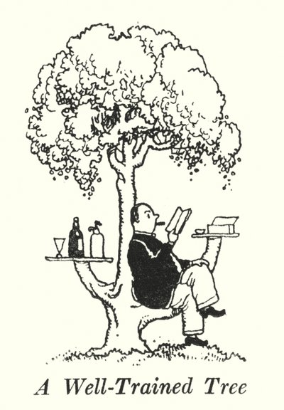 Egy jól képzett fa (litho) alkotó: William Heath Robinson