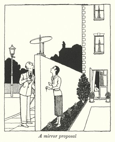 Tükör javaslat (litho) alkotó: William Heath Robinson