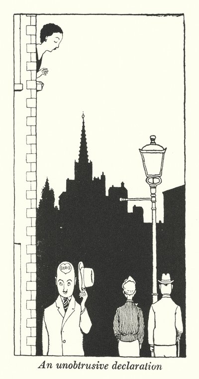 Egy észrevétlen nyilatkozat (litho) alkotó: William Heath Robinson