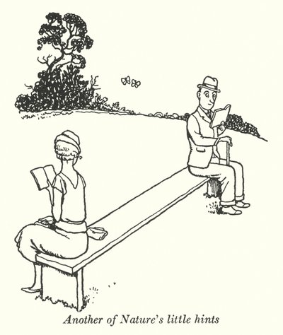 A természet másik apró tippje (litho) alkotó: William Heath Robinson
