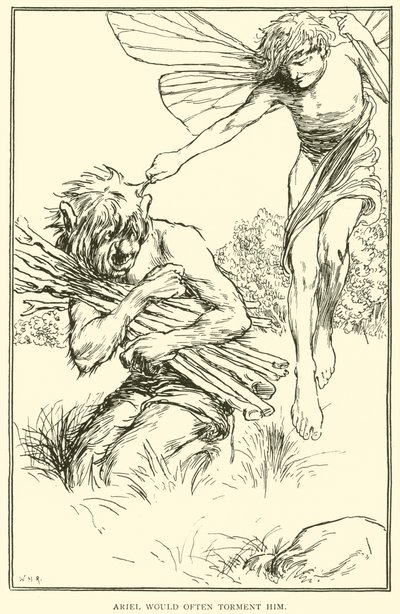 Ariel gyakran kínozta őt alkotó: William Heath Robinson