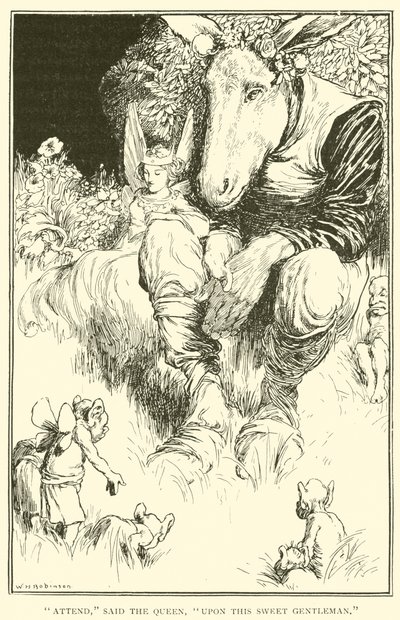 Vegyen részt, mondta a királyné, ezen az édes úriemberen alkotó: William Heath Robinson