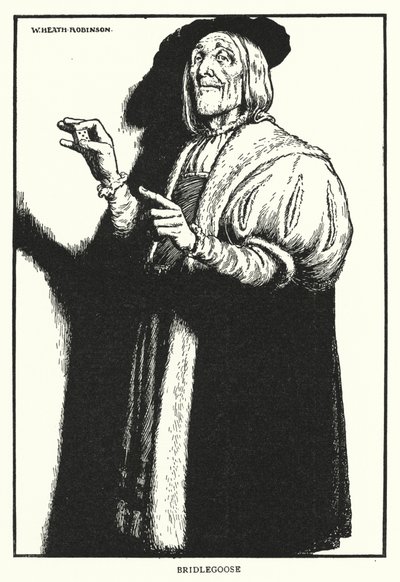kantárlúd (litho) alkotó: William Heath Robinson