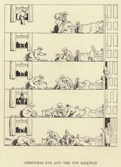 Szenteste és a játékvasút alkotó: William Heath Robinson
