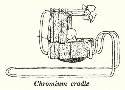 Króm bölcső (litho) alkotó: William Heath Robinson