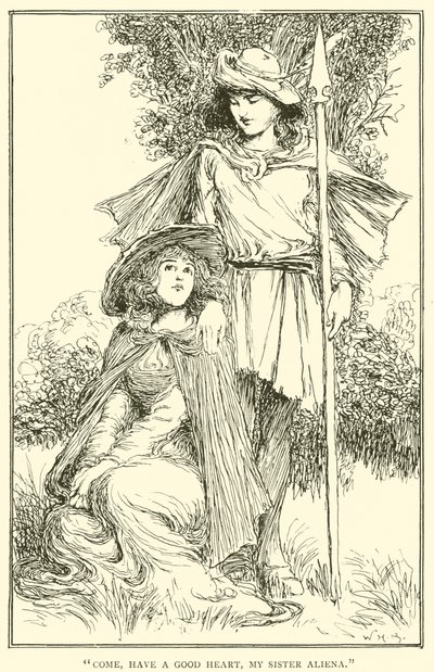Gyere, legyen jó szíved, Aliena nővérem alkotó: William Heath Robinson