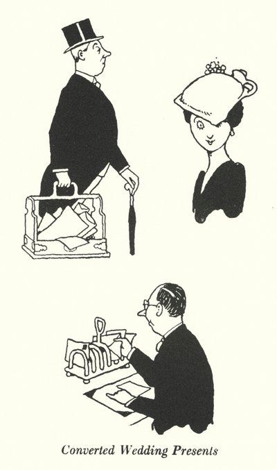 Átváltott nászajándékok (litho) alkotó: William Heath Robinson
