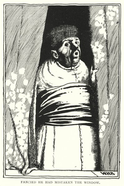 Úgy gondolta, hogy összetévesztette az ablakot (metszet) alkotó: William Heath Robinson