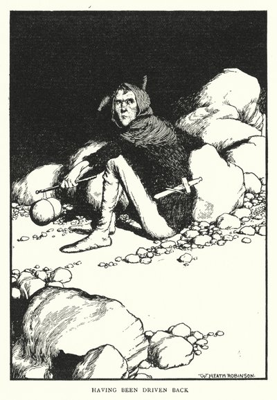 Visszahajtottak (litho) alkotó: William Heath Robinson