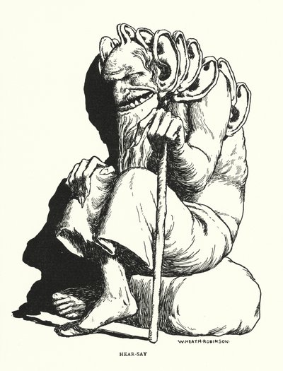 kimondani (litho) alkotó: William Heath Robinson