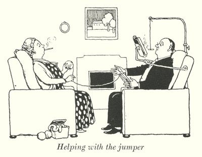 Segítség a jumperben (litho) alkotó: William Heath Robinson