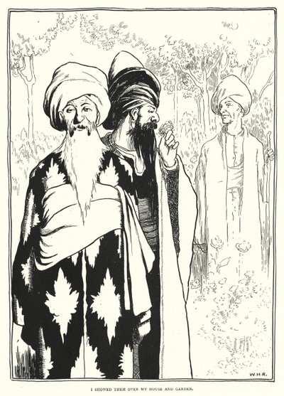Megmutattam nekik a házamat és a kertemet (metszet) alkotó: William Heath Robinson