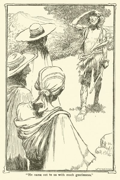 Illusztráció: Don Quijote (litho) alkotó: William Heath Robinson