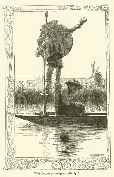 Illusztráció: Don Quijote (litho) alkotó: William Heath Robinson
