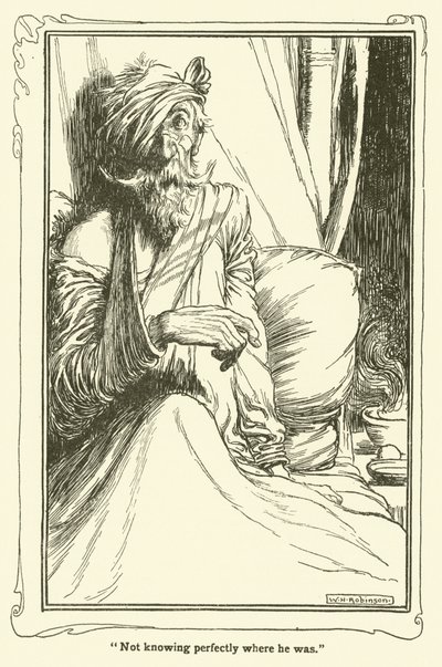 Illusztráció: Don Quijote (litho) alkotó: William Heath Robinson