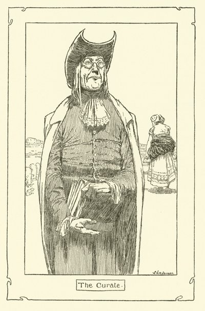 Illusztráció: Don Quijote (litho) alkotó: William Heath Robinson